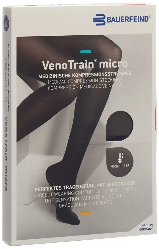 Bauerfeind VT MICRO AD KKL2 S n/s piede aperto nero 1 paio
