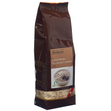 Biofarm 5 Grain Flakes Bud Btl 500g