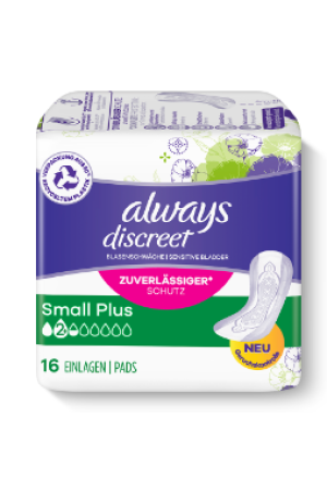 ALWAYS Discreet Incontinence Small Plus (n) 16 pezzi