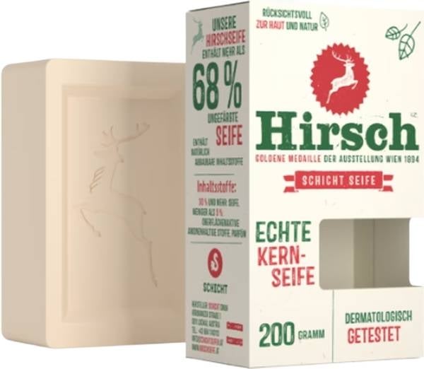 HIRSCH sapone di cagliata cartone 200g