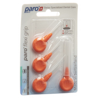 PARO Flexi Grip 1,9/5 mm x-fin arancione conico 4 pezzi