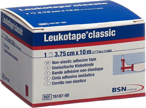 Nastro per gesso Leukotape® classic 10mx3,75cm rosso