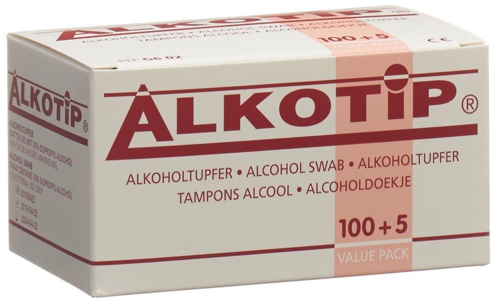Tamponi alcolici Alkotip non sterili 105 pezzi