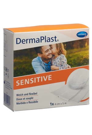 DermaPlast® Sensitive medicazione rapida 4 cm x 5 m bianco
