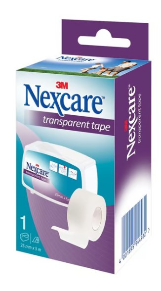 3M NEXCARE Nastro trasparente 25mmx5m Disp.