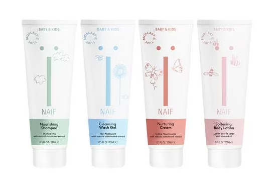 Naïf The Mini Set Baby Travel 4x prodotto in formato da viaggio 15ml