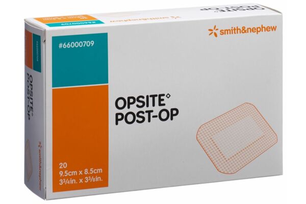 Opsite Post OP film dressing 9,5x8,5 cm sterile 20 confezioni