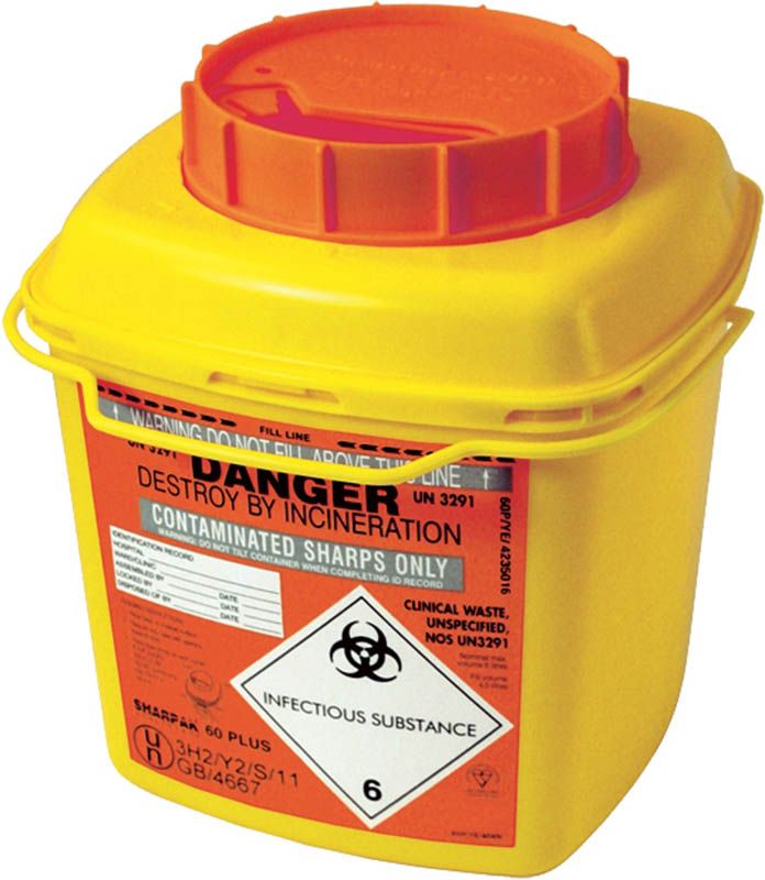 Contenitore per rifiuti SHARPAK 6l