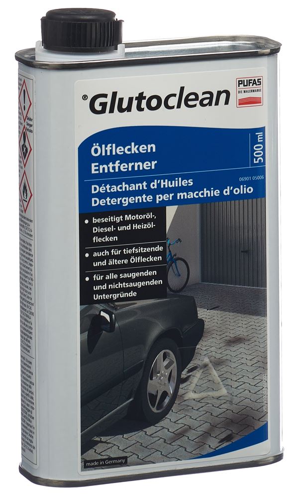 GLUTOCLEAN Smacchiatore per olio Fl 500ml