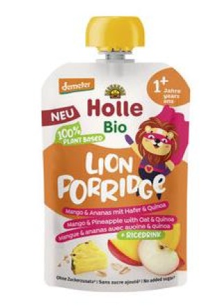 HOLLE Lion Porridge Mango Ananas Avena Quin 110 g