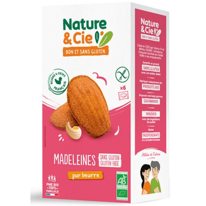 Nature & Cie Madeleines burro senza glutine 6 x 25g