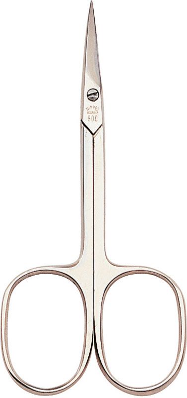 Forbici per cuticole Nippes 9cm a punta nichelate