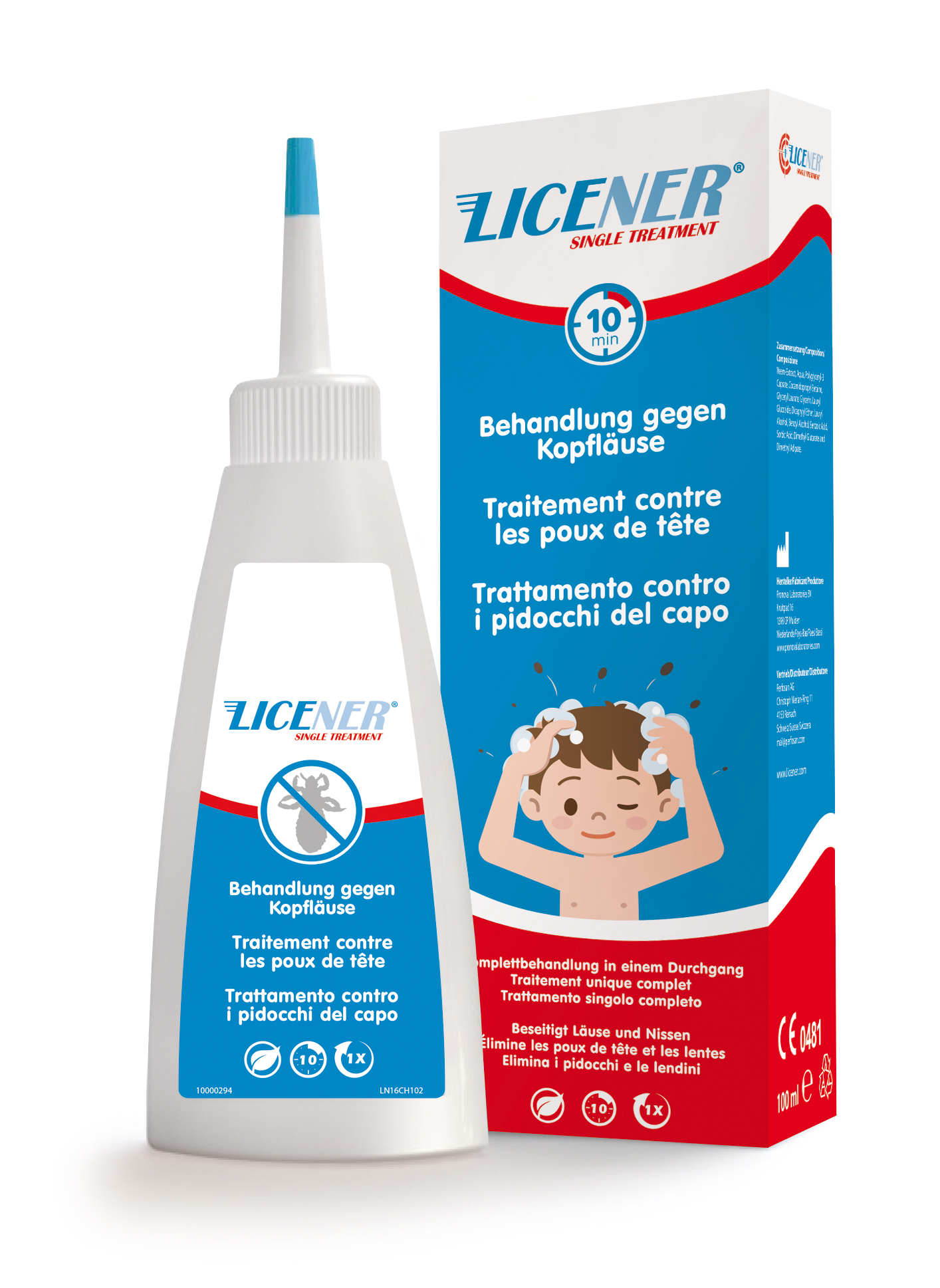 LICENER shampoo contro i pidocchi 100ml
