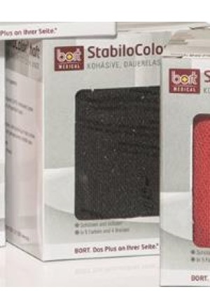 BORT STABILO COLOR bendaggio 4cmx5m coesivo nero