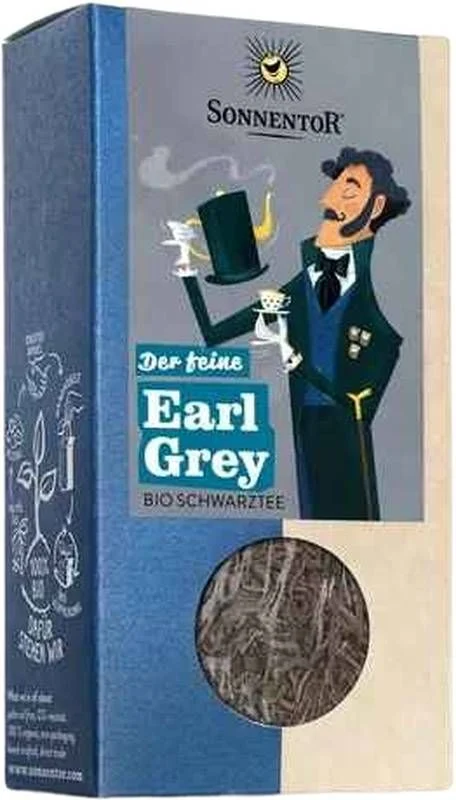 SONNENTOR Tè nero Earl Grey aperto Btl 90g