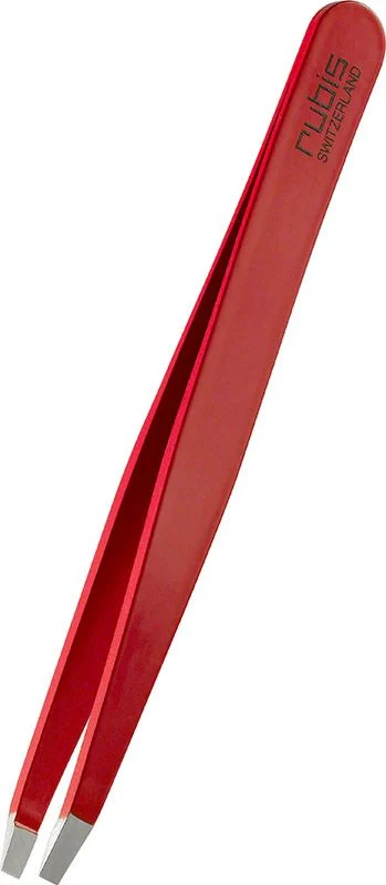 Pinzette Rubis diritte in acciaio inox