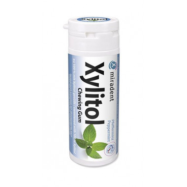 Miradent Gomma da masticare allo Xilitolo Menta 30 pezzi