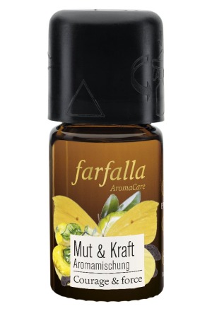 farfalla Miscela aromatica Gioia di vita Angelica Coraggio e forza 5ml
