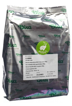 DIXA Foglie di Stevia BIO tagliate 300g