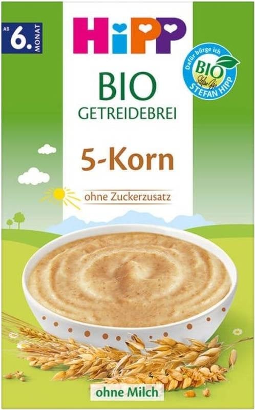 Hipp Porridge di cereali biologici a 5 cereali non zuccherati 200g