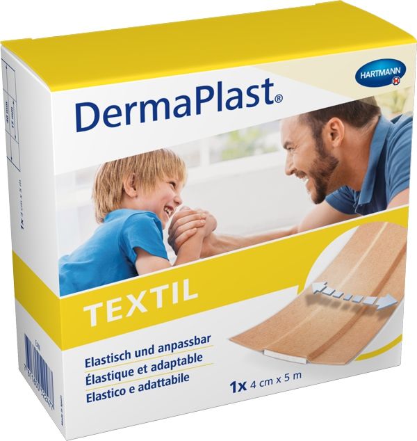 DermaPlast® Textil Schnellverband 4cmx5m Rolle