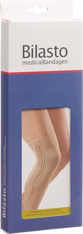 Ginocchiera Bilasto 2 molle a spirale XXL beige
