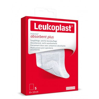 Leukoplast Leukomed 8x10cm sterile 5 pezzi