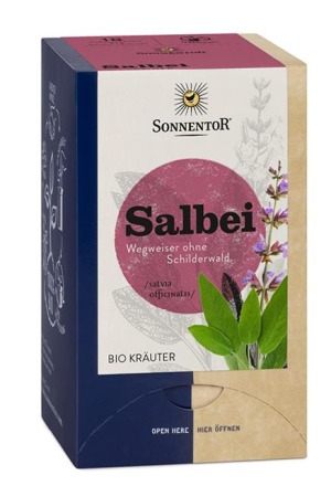 Sonnentor Tè alla salvia BIO Btl 18 pezzi