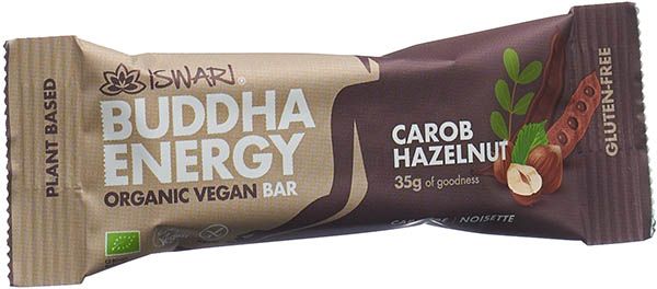 ISWARI Barretta energetica Carruba e Nocciola BIO 35g