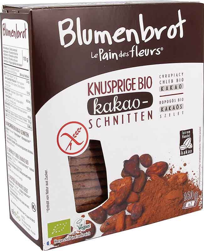 Pane fiore fette croccanti cacao 160g