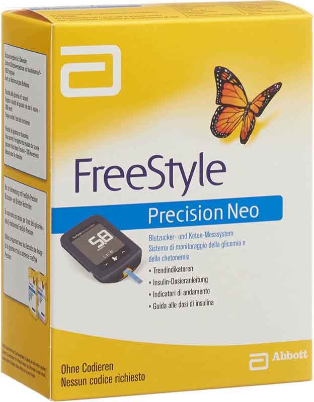 ABBOTT FREESTYLE Set di sistemi di monitoraggio della glicemia Precision Neo