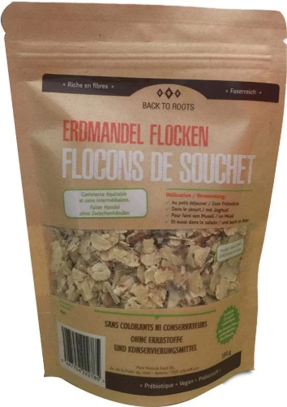 BACK TO ROOTS Fiocchi di arachidi biologici Btl 150g