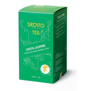 Bustine di tè Sirocco Gelsomino verde 20 pezzi
