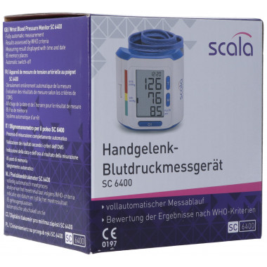misuratore di pressione da polso scala SC 6400