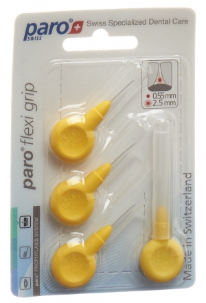 PARO Flexi Grip 2,5 mm xx-fine giallo cilindrico 4 pezzi