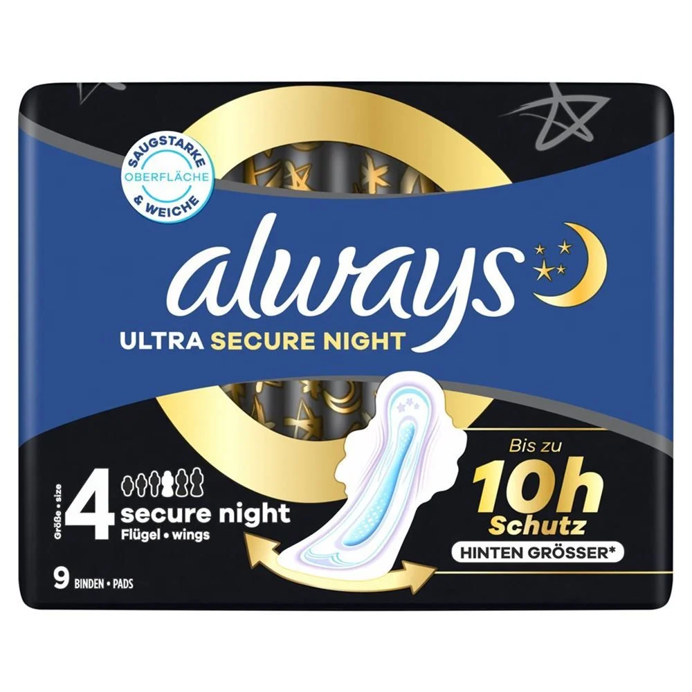 Sempre Ultra Binde Sec Night Flüg 9 pezzi