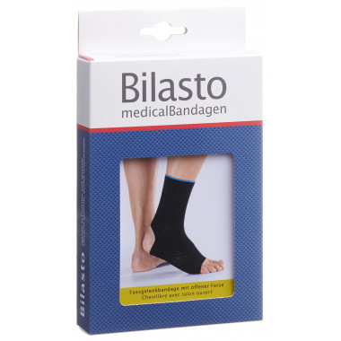 Bilasto supporto caviglia L tallone aperto nero/blu