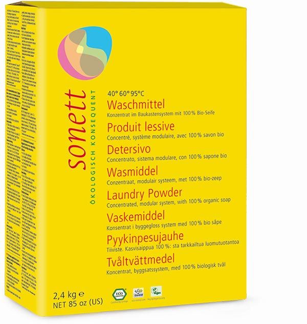 Sonett detergente 40° 60° 95°C polvere 2,4 kg