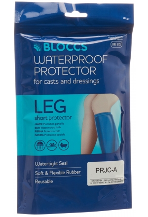 BLOCCS protezione dall'acqua per bagno e doccia per adulti con gamba 29-49+/66cm