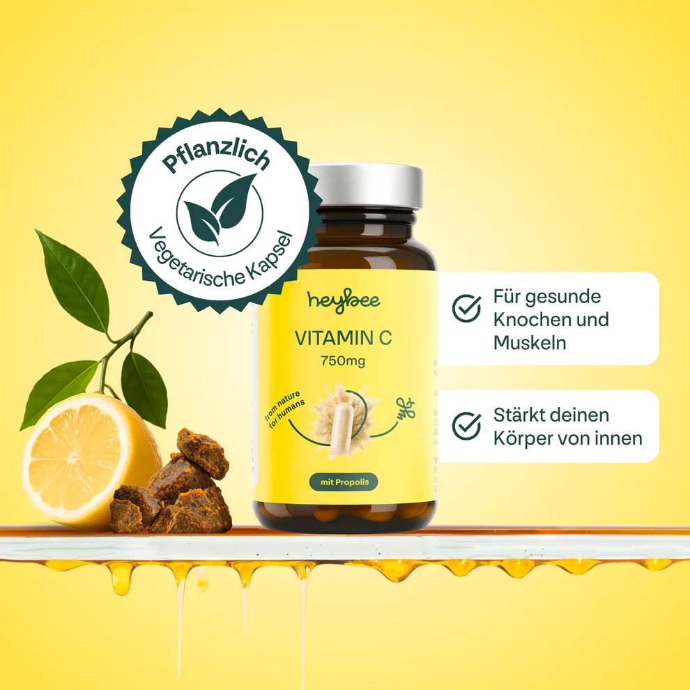 HEYBEE Vitam C 750mg Propoli 60 capsule