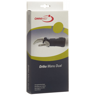 OMNIMED Ortho Manu Dual Wrist Bra L nero
