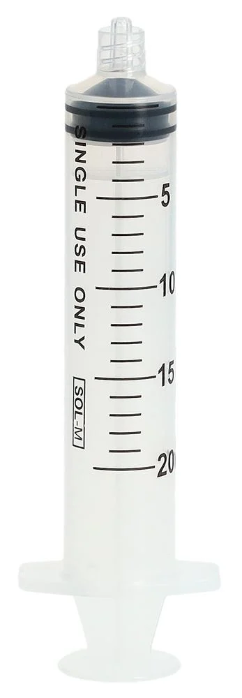 Siringa Sol-M senza ago 20ml Luer Lock 100 pezzi