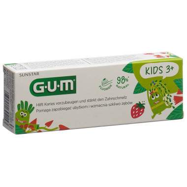 GUM Kids Zahngel 3+ Erdbeer 50ml