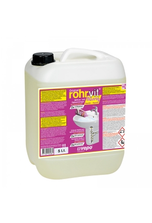 Rohrvit detergente per scarichi liquido pronto all'uso 5 lt
