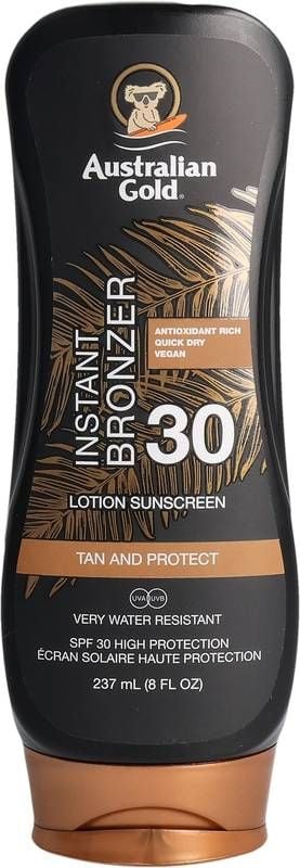 Lozione AUSTRALIAN GOLD con bronzer SPF30 237ml