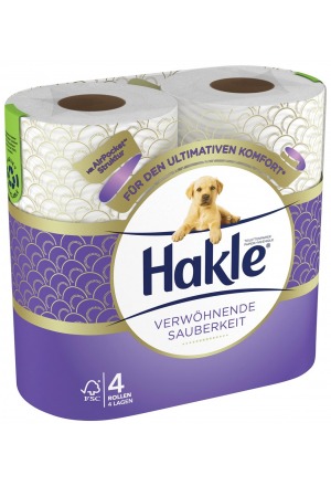 Hakle carta igienica coccola pulizia 4 pezzi