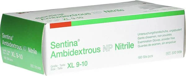 Sentina Ambidextrous XL 9-10 Nitrile pud f 180 Stück