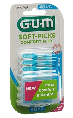 GUM Soft-Picks Comfort Flex Menta Piccola 40 pezzi