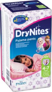 Huggies Drynites Nachtwindeln Girl 4-7Jahre 10 Stück