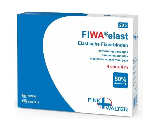 FIWA bende elastiche di fissaggio 4cmx4m bianco Cellux 20 pezzi